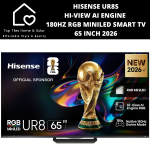 Hisense UR8S Hi-view Ai Engine 180HZ Rgb Miniled Smart Tv - 65 Inch 2026