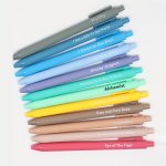 Funfull 12PCS Motivational Retractable Ballpoint Pens 1.0MM Black Ink Inspirational Quotes Smooth Writing For Journaling & Offic