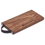Small Team Time Wooden Tray With Leather Strap
