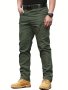 Men's Outdoor Multi Functional Tactical Pants Multi Pocket Outdoor Hiking Sweatpants Cargo Pants