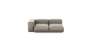 Two Module Chaise Sofa - Velvet - Stone - 199CM X 115CM
