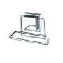 Toilet Paper Roll Holder With Suction Cup Attachment 8CM
