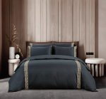 Roberto Duvet In Black & Stone - Black & Stone Super King