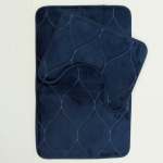 Two Piece Venice Memory Foam Mat - Navy