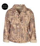 Snake Print Reversible Jacket - Beige M