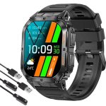 Focusfit K61 Amoled 1.96" Sport Smartwatch Fitness Tracker