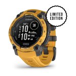 Garmin Instinct 3 45MM Solar - Sunburst With Sunburst grey Silicone Band
