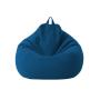 Lazy Sofa Bean Bag Chair Fabric Cover Size: 80X90CM Blue