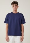 Cotton On Hyperweave T-Shirt - Indigo