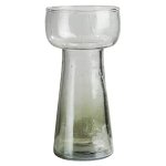 Homart Lucidia Bulb Decorative Vase 6.25-INCH Height Glass