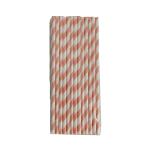 Paper Straws Light Pink Pack Of 25