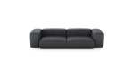 Two Module Sofa - Leather - Dark Grey - 272CM X 115CM