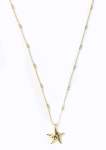 Starfish Necklace - Dotted Chain