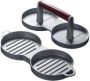 Aluminum Double Burger Patty Press