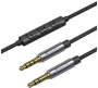 3.5MM Jack To 3.5MM Jack 1.2 M Hoco Aux Audio 1.2M 3.5MM To 3.5MM Male To Male Compatible With Laptop Tablet Mobile Speaker