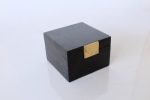 Square Bone Brass Black Box 11X15.5X15.5CM