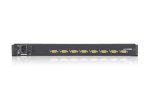 8P PS 2-USB Vga 19" Lcd Kvm Switch W Usa Kb spkb w Us eu Cord Aten