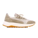 Two-tone Leather Sneaker -beige