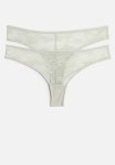 2-PACK Lace Brazilian Briefs - Light Sage Green
