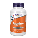 Taurine 500 Mg – 100 Veg Capsules