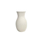 White Ceramic Hobnail Vase 11.8X19.4CM