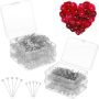 800-PIECE Corsage Pins Set 1.5 And 2 Flower Pins With Rhinestone Crystal