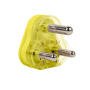 Plug Top 16A Hollow Pin Yellow E/mate