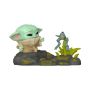 Pop Deluxe: Star Wars - Grogu With Frog