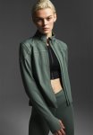 Drymove Warm Running Top - Dark Khaki Green