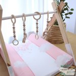 Changing Mat Cover Cherry Blossom Pink