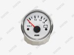 Kus Volt Gauge 12V White Face 52MM