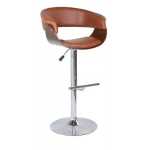 JOST Brown Walnut Wood Barstool - JY-1953BROWN