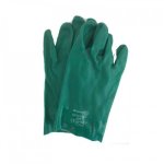 Gloves Pvc Green Textured H d Open Cuff 27CM