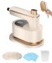 Yowcaw Travel MINI Steam Iron For Clothes Portable MINI Ironing Machine 180ROTATABLE Steam Iron Handheld MINI Travel Steamer For Clothes Support Dry