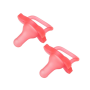 Dr Brown's Happy Paci Silicone Pacifiers Pink 0-6M 2 Pack