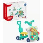 4-IN-1 Baby Multifunction Learning Walker Stand-to-sit & Table - Green