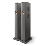 Kef LS60 Wireless Hifi Speakers Titanium Grey