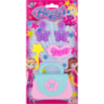 Bag & Hair Clips Beauty Set Colour May Vary