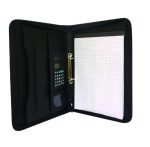 A5 Zip Conference Folder + Calc Black