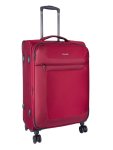 Voyager Istria Medium 4 Wheel Trolley Case -red - Ys Travel Bags
