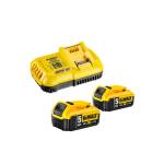 DeWalt Flexvolt Charger 18V 54V DCB118-QW + 2X Battery 18V 5AH DCB184-XJ Combo