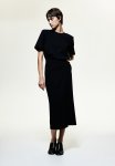 Jersey Wrap Skirt - Black