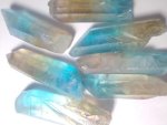 Orange Blue Aura Quartz Rough Stone 4.5-6 Cm B531