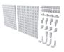 Qurious - Pegboard Two Kit White