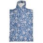 Island Style Blue Protea Hooded Beach Towel