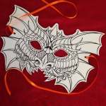 Colour Me Mask Dragon