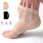2PCS Silicone Gel Heel Protectors Ankle Sleeve Supports With Strong Air Permeability Casual Style Foot Care Pads For Running Cyc