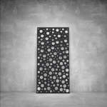 Wall Art D048 - 2900 X 1400 X 20 Indoor Matt Black Warm White