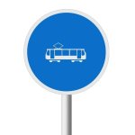 Buses Trams And Minibuses Only Road Sign R140