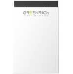 SOL-B-L-G5000WM-48V Greenrich Wall Mount 5KWH 1.5C 48V 96.6AH 4636.8WH Battery